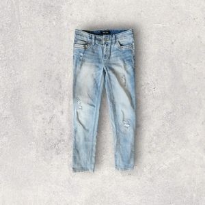 White House Black Market Straight Leg Crop Jeans Size 0